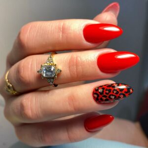 leopard print Nails