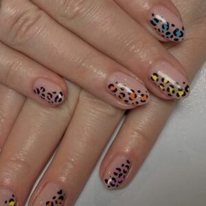leopard nails