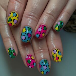 Leopard Print Nails