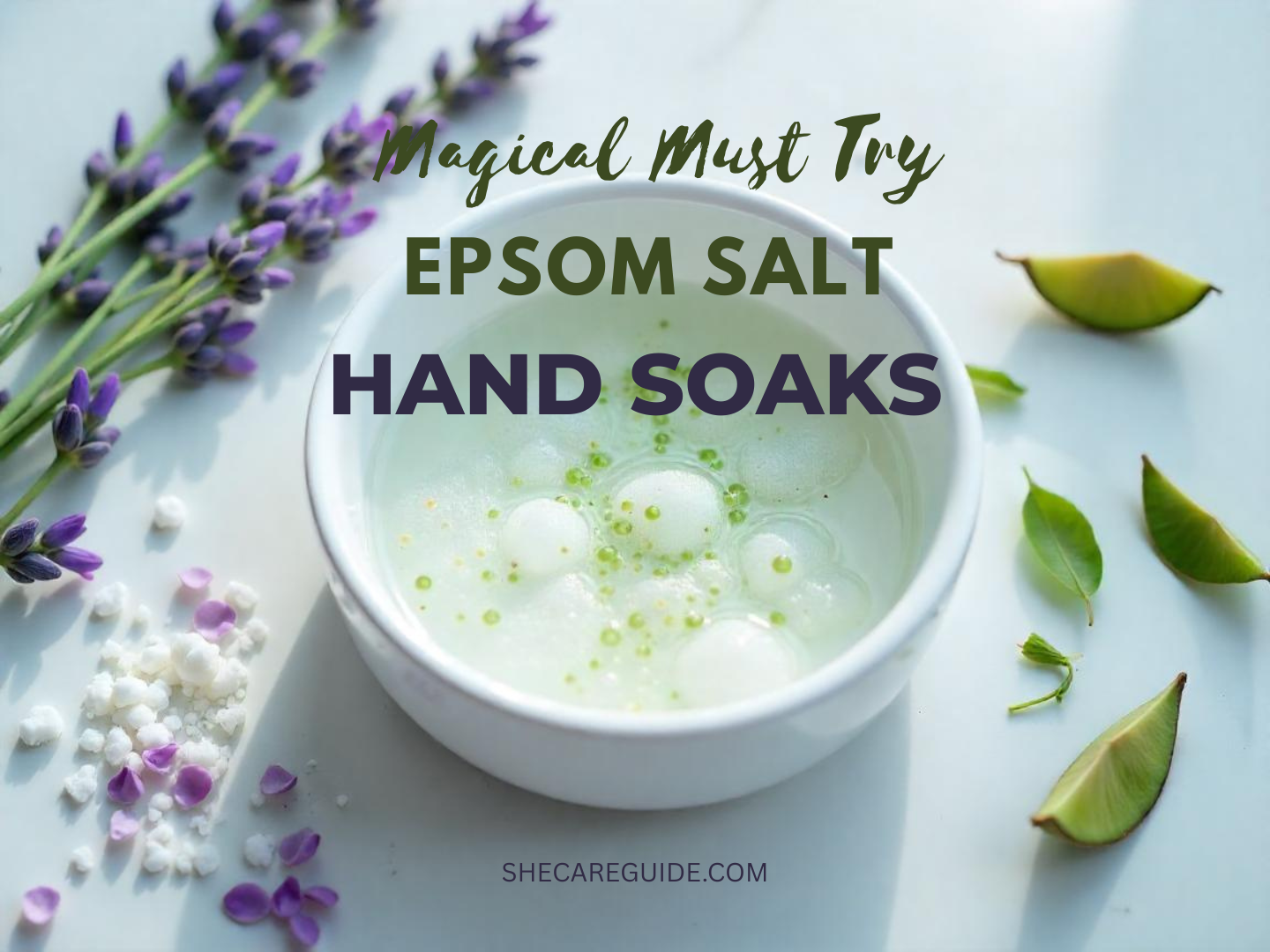 epsom salt hand soak